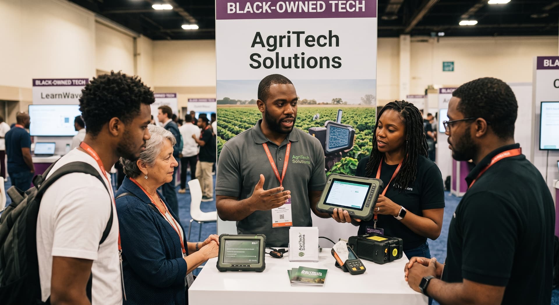 AgriTech demonstration at Caribbean Tech Expo