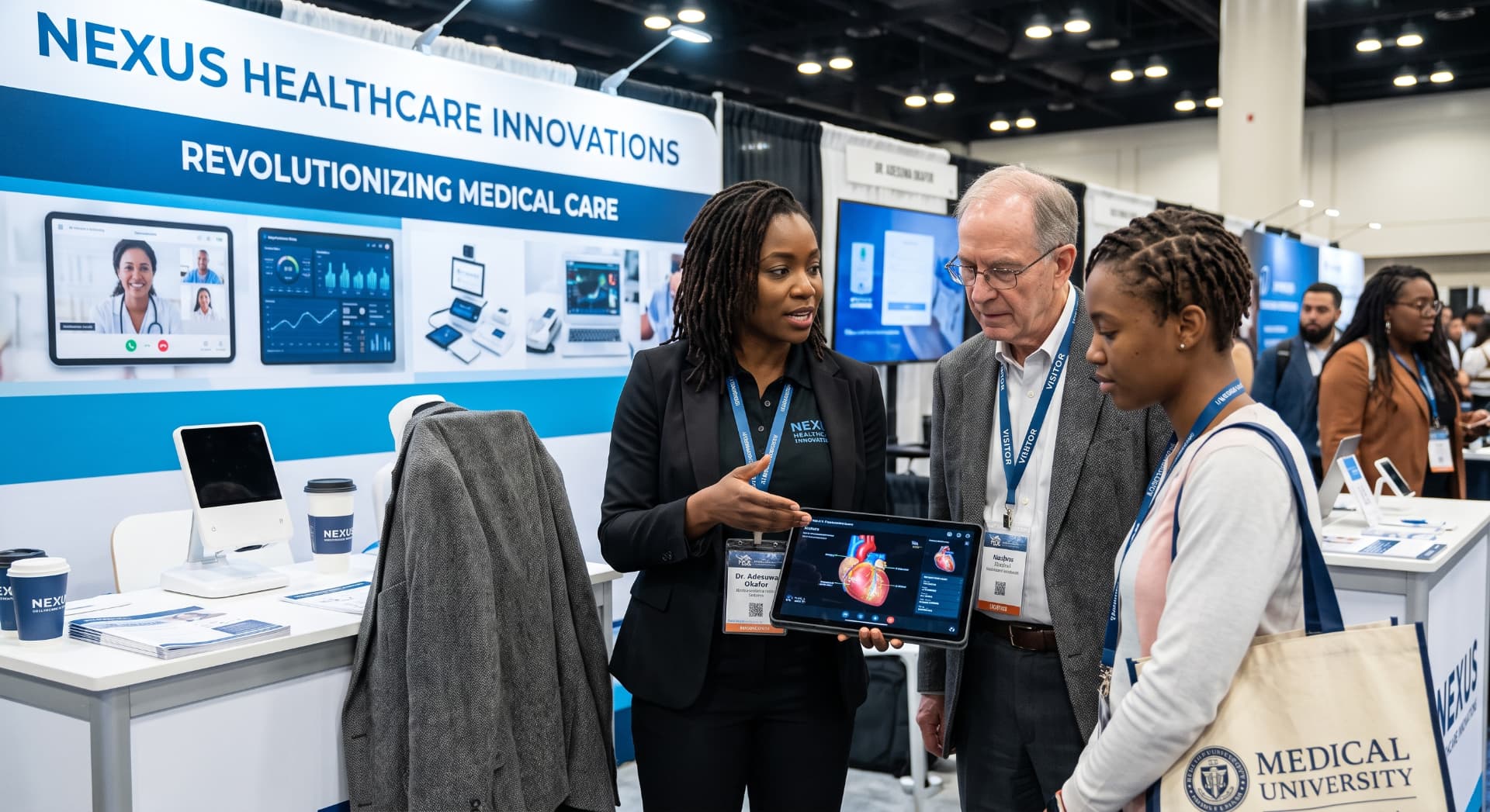 HealthTech demonstration at Caribbean Tech Expo